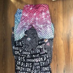 Justice girls leggings set